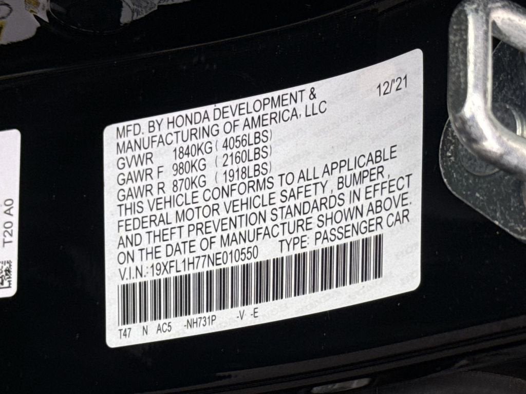 2022 Honda Civic Hatchback EX-L