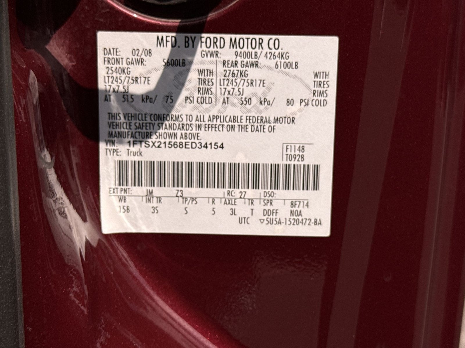 2008 Ford Super Duty F-250 SRW XL