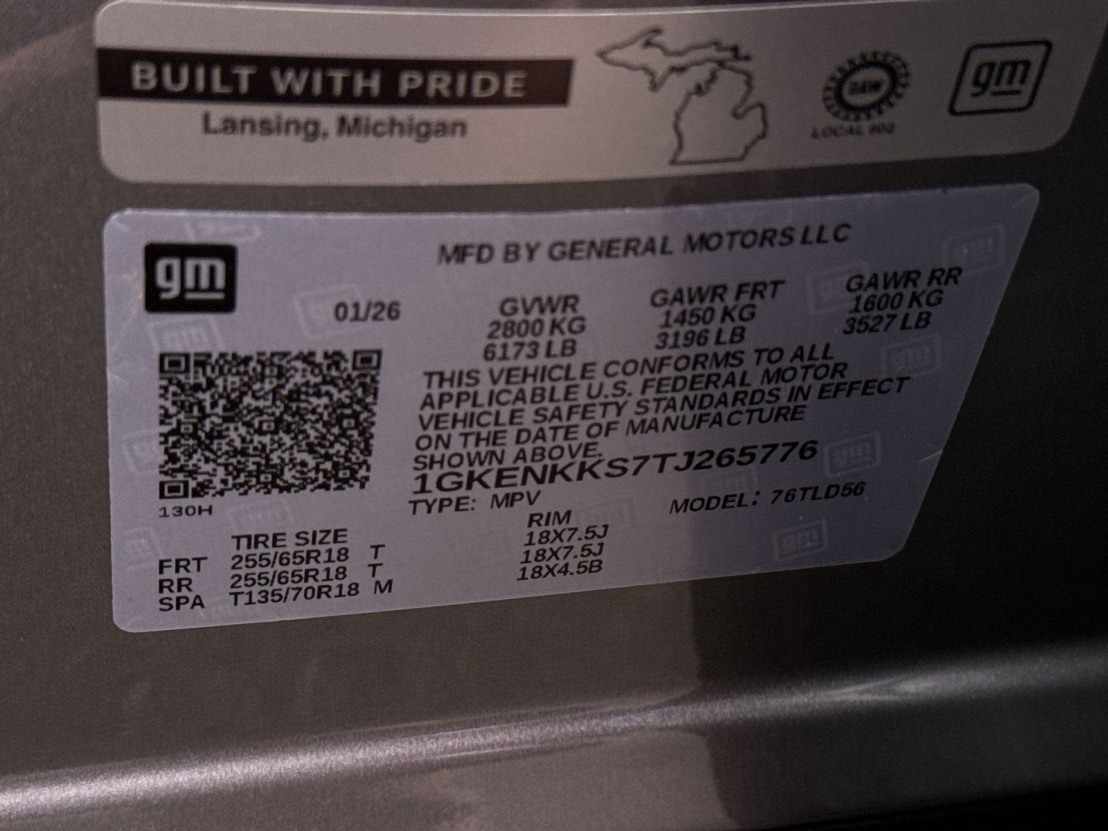 2026 GMC Acadia Elevation