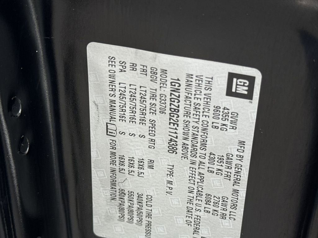 2014 Chevrolet Express Passenger 3500 LS