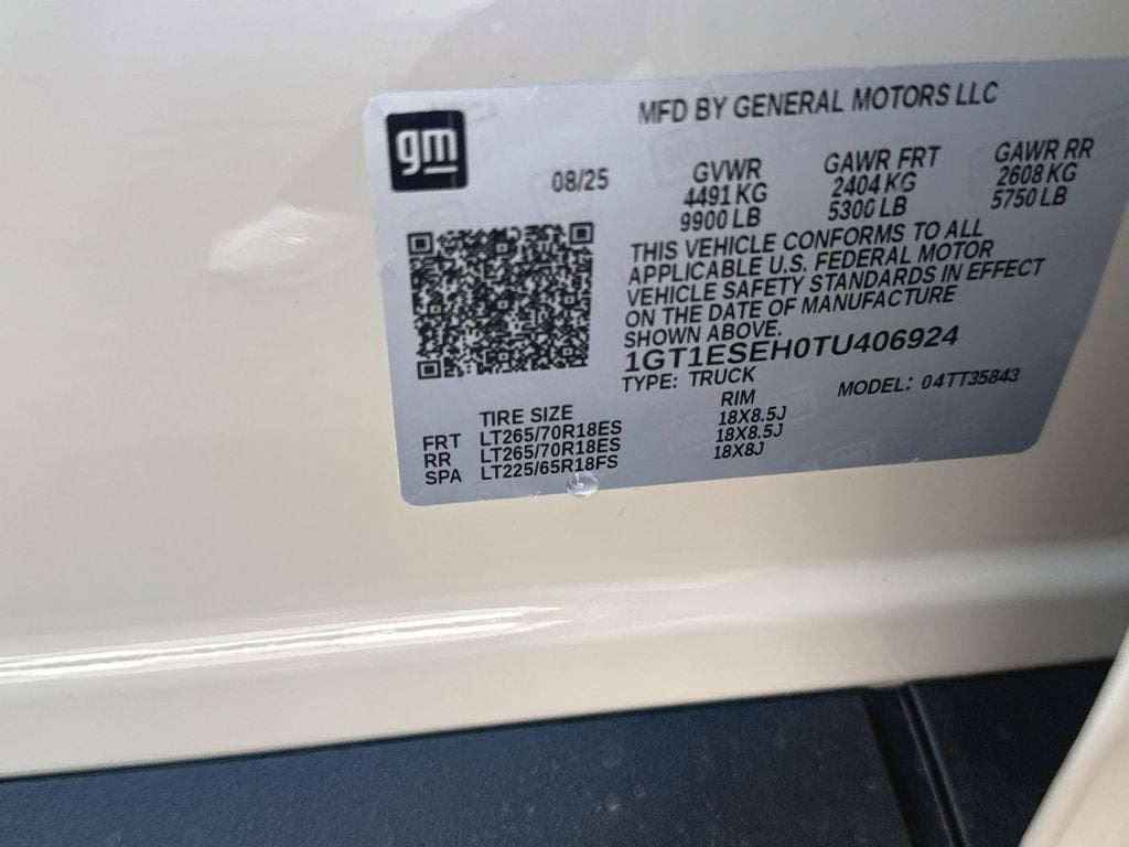 2026 GMC Sierra EV Elevation Standard Range