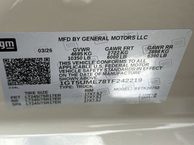 2026 GMC Sierra 2500 HD SLE