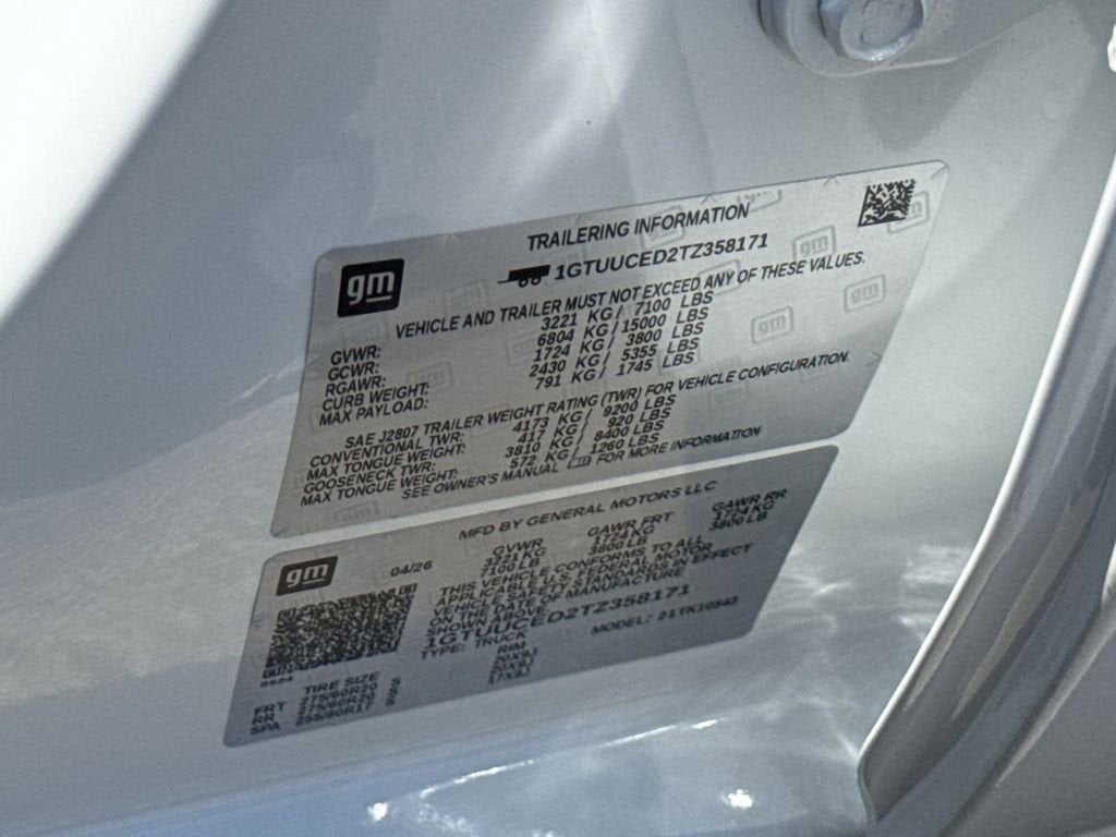 2026 GMC Sierra 1500 Elevation
