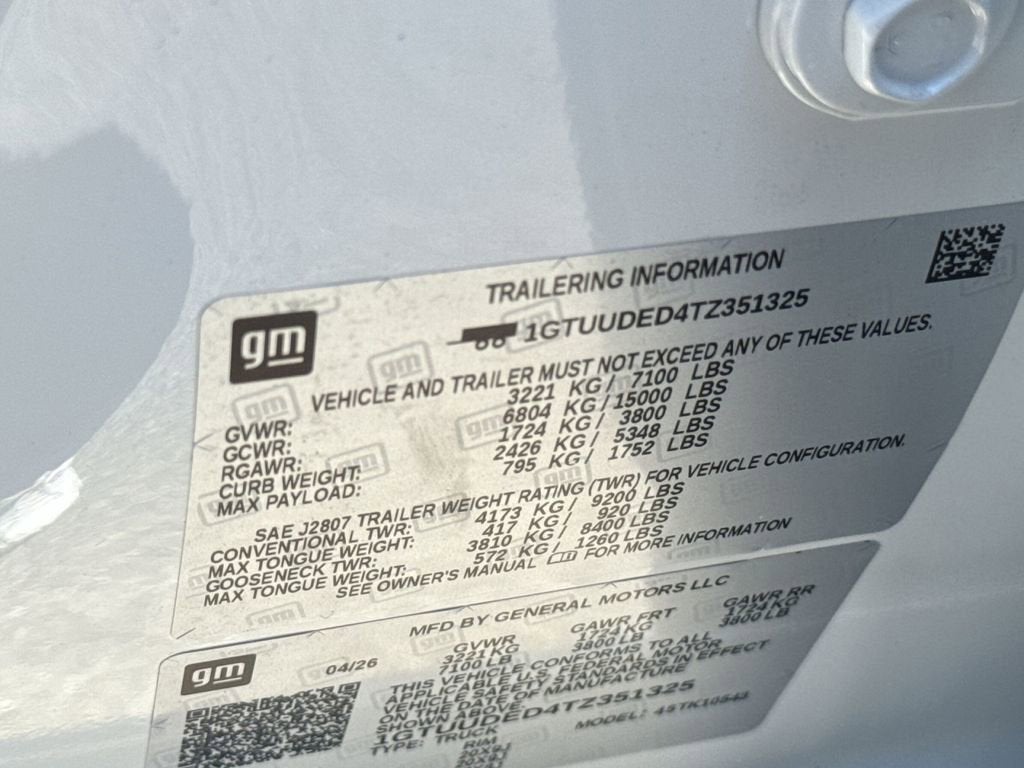 2026 GMC Sierra 1500 SLT