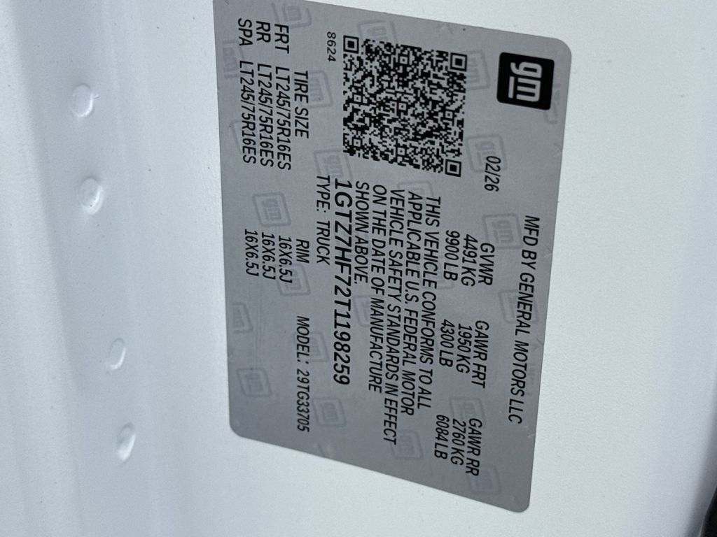 2026 GMC Savana Cargo Work Van