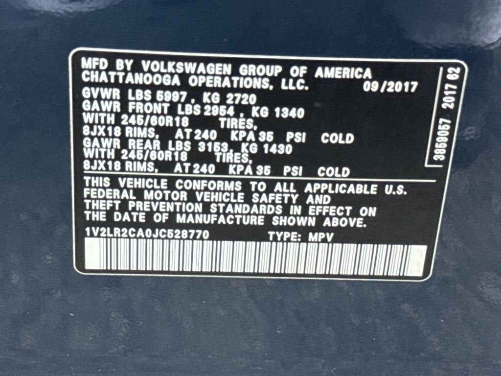 2018 Volkswagen Atlas SE w/ Tech