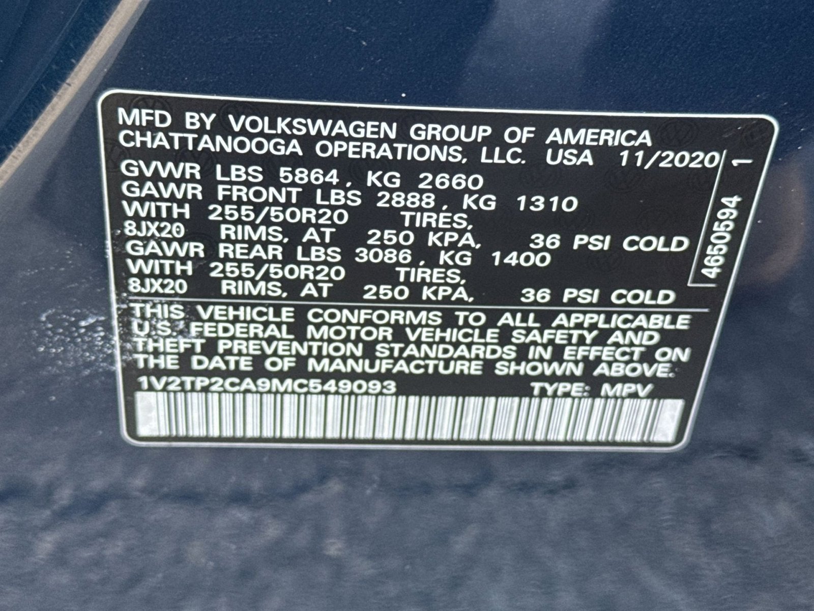 2021 Volkswagen Atlas 2.0T SEL Premium