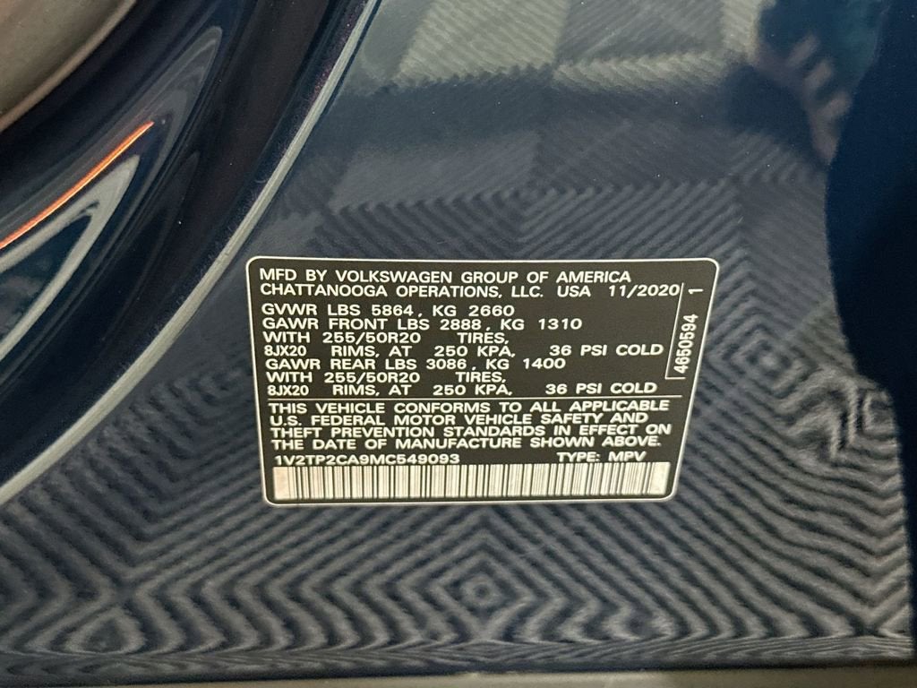 2021 Volkswagen Atlas 2.0T SEL Premium