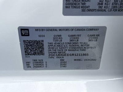 2024 Chevrolet Silverado 1500 LTZ