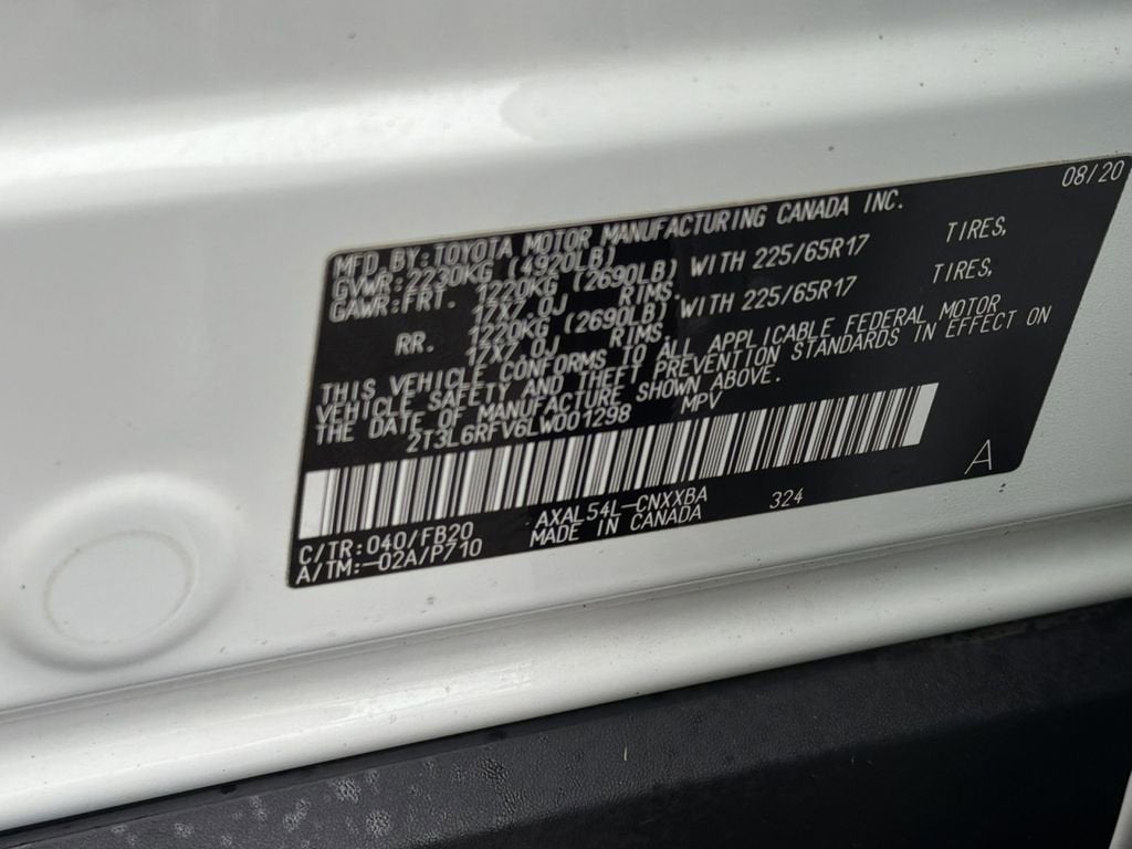 2020 Toyota RAV4 Hybrid LE