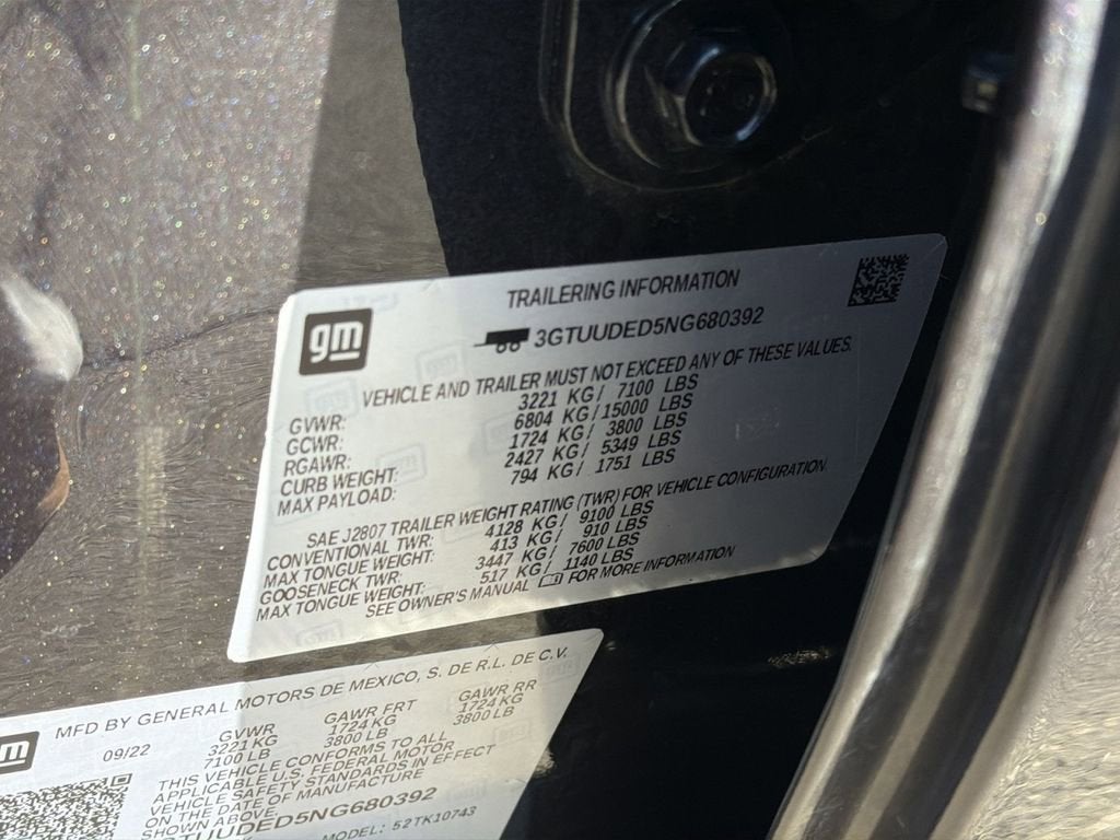 2022 GMC Sierra 1500 SLT