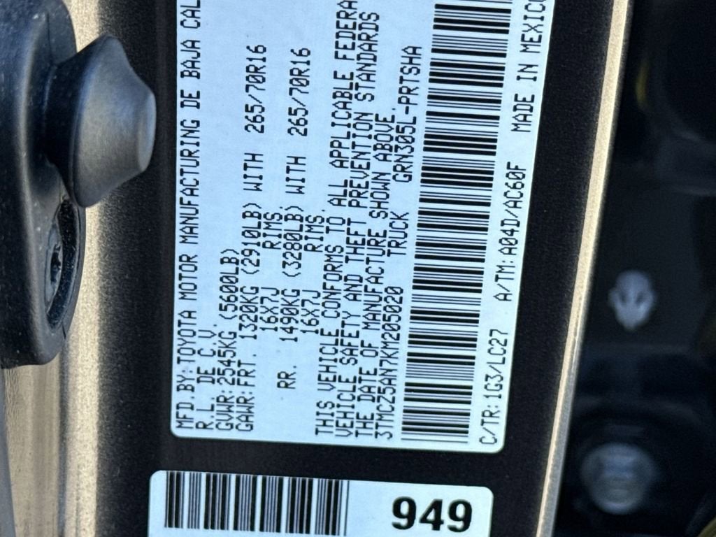 2019 Toyota Tacoma 4WD TRD OFF-ROAD