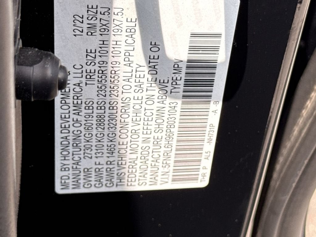 2023 Honda Odyssey Elite