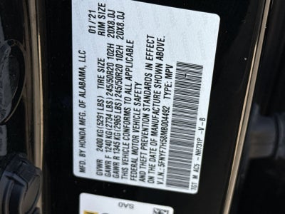 2021 Honda Passport 2WD EX-L
