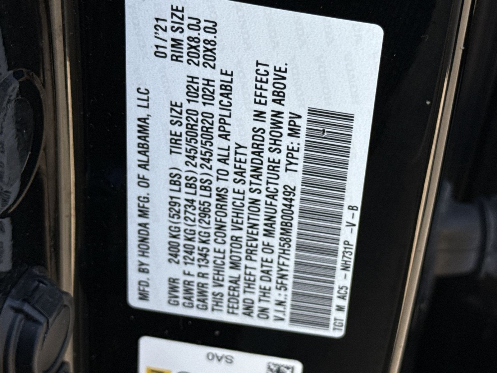 2021 Honda Passport 2WD EX-L