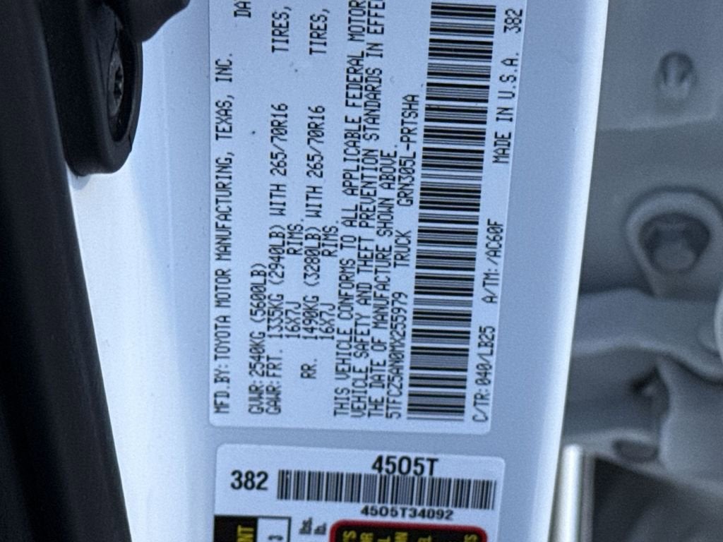 2021 Toyota Tacoma 4WD TRD Pro V6