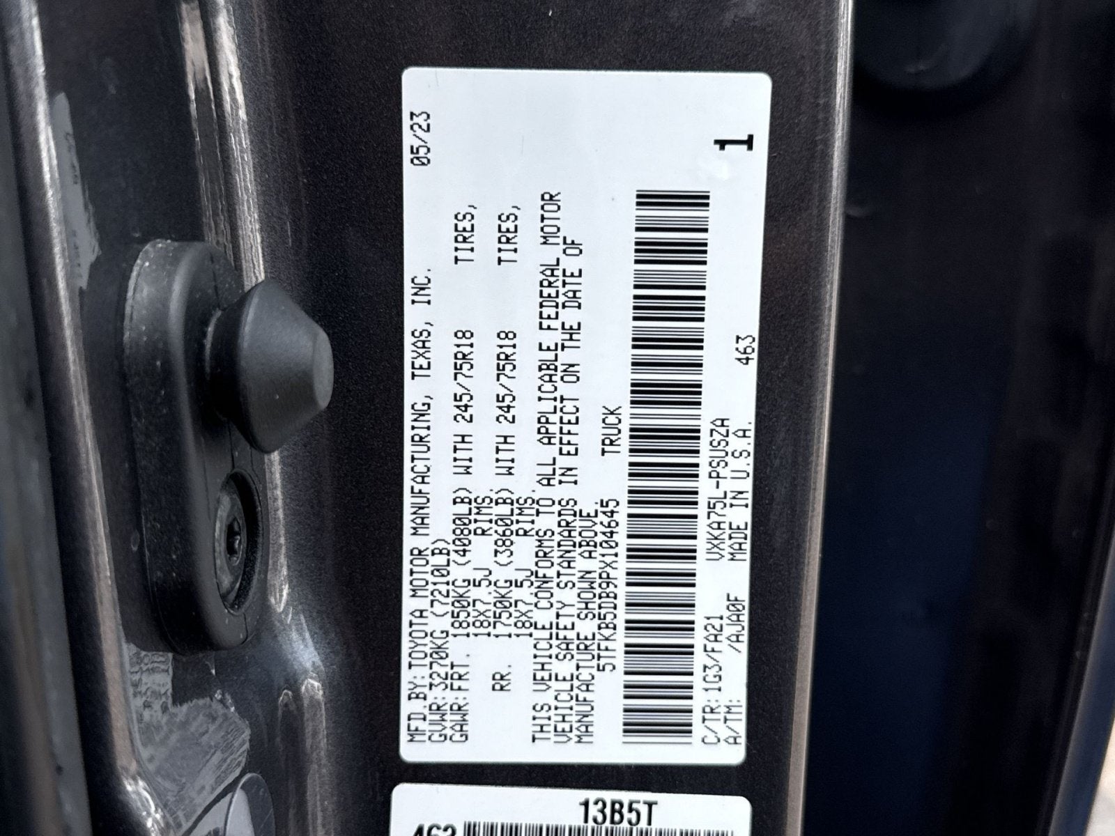 2023 Toyota Tundra SR