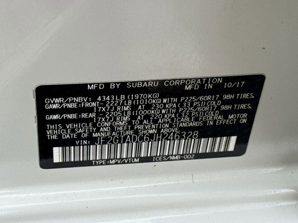 2018 Subaru Crosstrek Premium