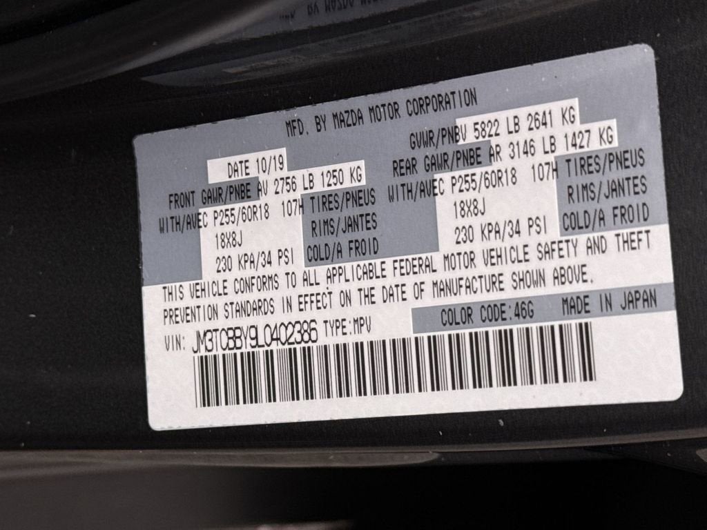 2020 Mazda Mazda CX-9 Sport