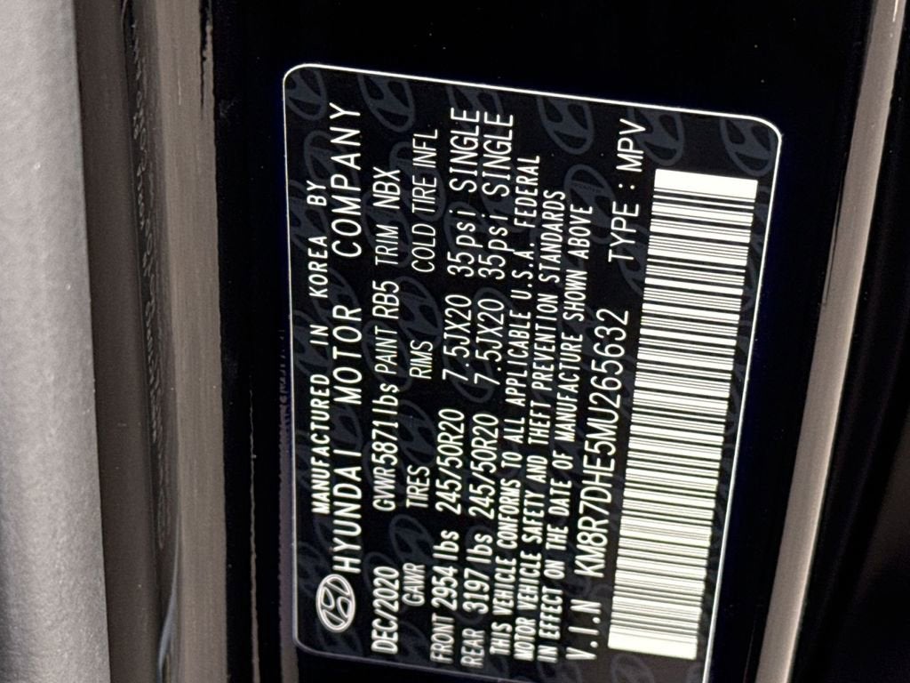 2021 Hyundai Palisade Calligraphy