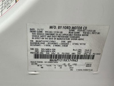 2018 Ford EcoSport SE