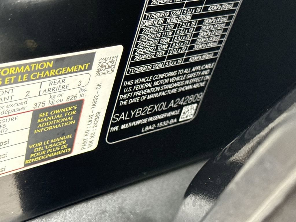 2020 Land Rover Range Rover Velar S