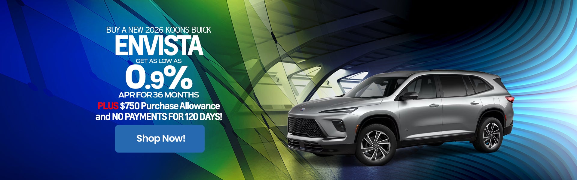 Buy a new 2026 Koons Buick Envista