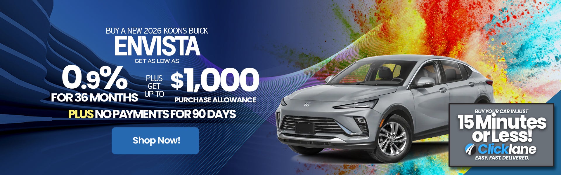 2026 BUICK Envista Lease Offer