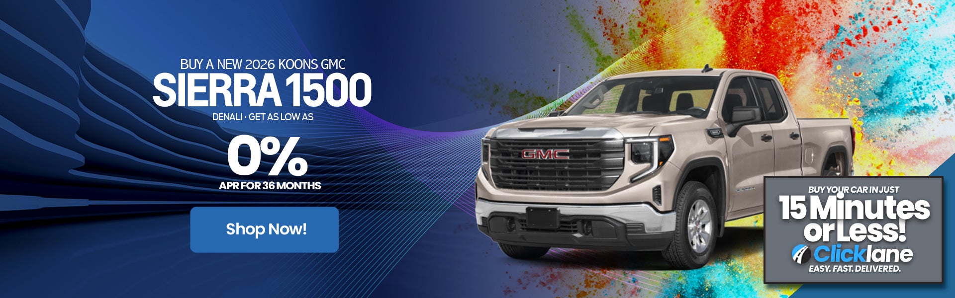 2026 GMC Sierra 1500 APR Offer