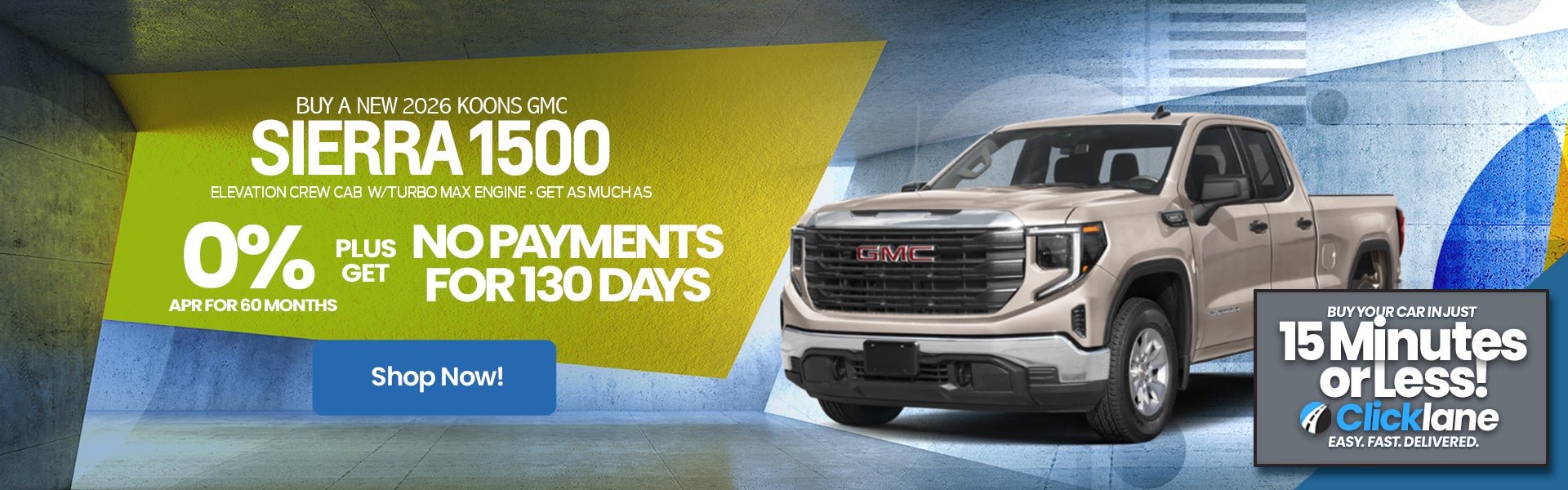 2026 GMC Sierra 1500 APR Offer