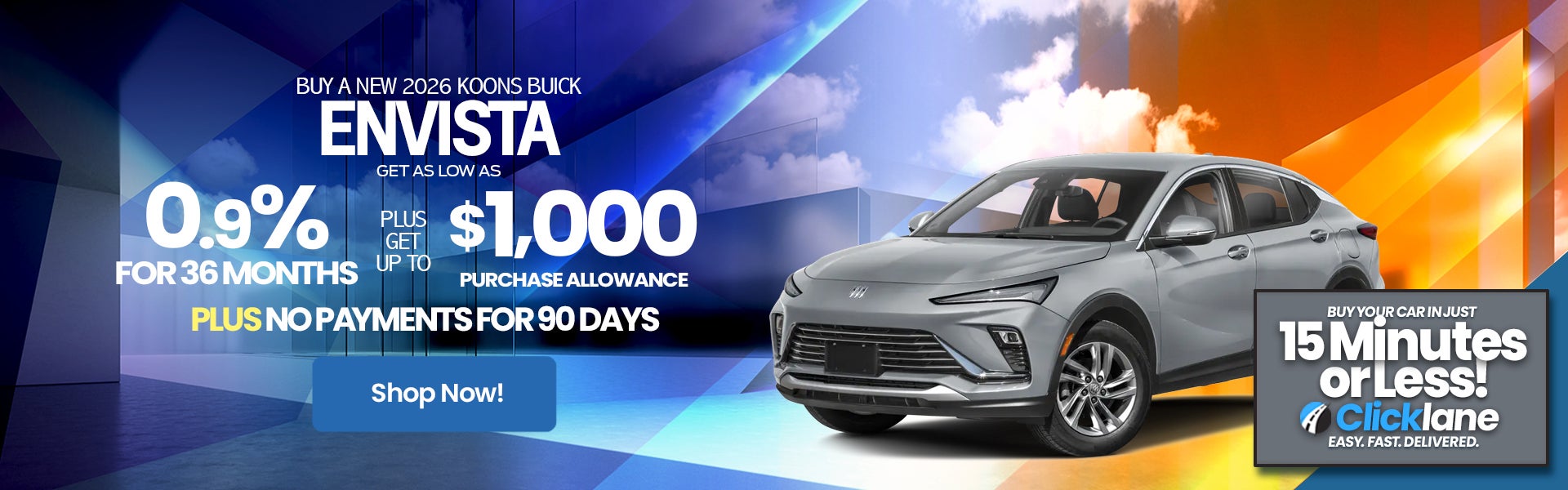 2026 Buick Envista APR Offer